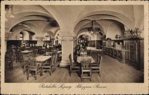 Ak Leipzig in Sachsen, Ratskeller, Schoppenraum