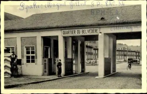 Ak Trier an der Mosel, Quartier du Belvedere