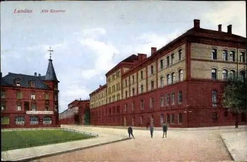 Ak Landau in der Pfalz in Rheinland Pfalz, Blick auf die Alte Kaserne