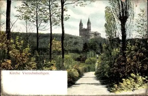 Ak Bad Staffelstein am Main Oberfranken, Vierzehnheiligen