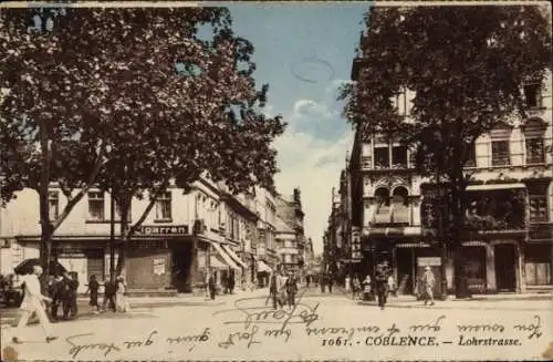 Ak Koblenz am Rhein, Lohrstraße