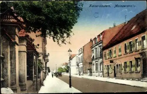 Ak Kaiserslautern in der Pfalz, Mainzerstraße