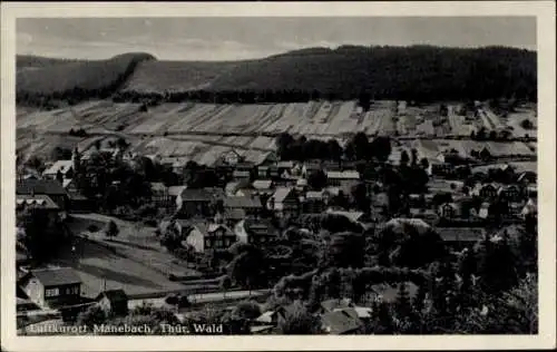 Ak Manebach Ilmenau in Thüringen, Panorama