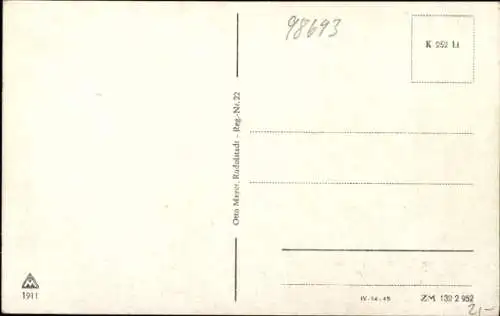 Ak Manebach Ilmenau in Thüringen, Panorama