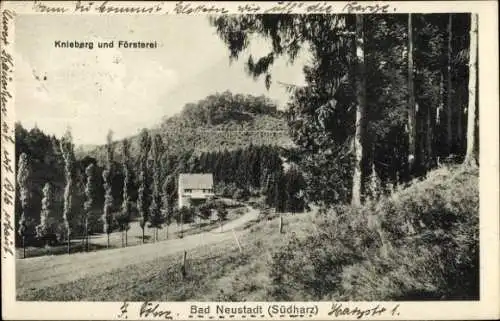 Ak Bad Neuhaus Bad Neustadt an der Saale Unterfranken, Knleberg und Försterei