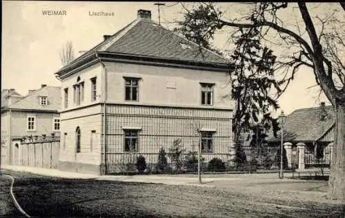 Ak Weimar in Thüringen, Liszthaus