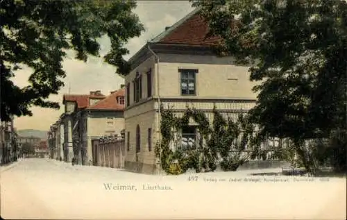 Ak Weimar in Thüringen, Liszthaus