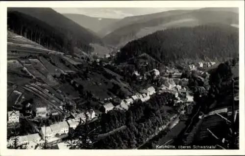 Ak Katzhütte im Schwarzatal, Panorama