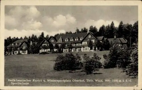 Ak Oberhof im Thüringer Wald, Sportlerheim