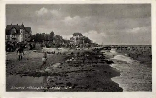Ak Ostseebad Kühlungsborn, Ostseebad  Strand West, Küste, Badende