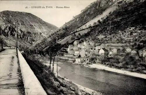 Ak Sainte Enimie Lozère, Gorges du Tarn, Hautes-Rives
