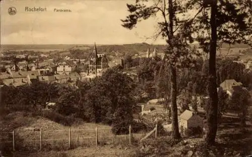 Ak Rochefort sur Loire Maine et Loire, Panorama, Stadtansicht, Kirchen, Bäume, hügelige Landschaf
