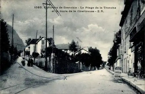 Ak Grenoble Isère, Peage de la Tronche, route de la Chartreuse