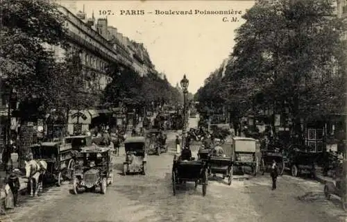 Ak Paris II, Boulevard Poissonnière