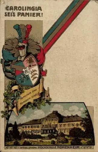 Studentika Litho Stuttgart, Hochschule Hohenheim, Carolingia sei's Panier
