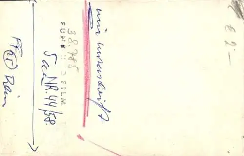 Autogrammkarte Schauspieler Albrecht Rueprecht, Portrait, Autogramm