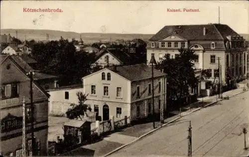Ak Kötzschenbroda Radebeul in Sachsen, Kaiserliches Postamt