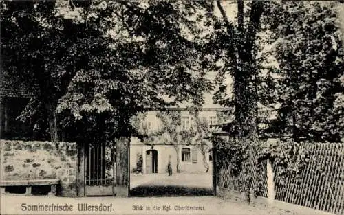 Ak Ullersdorf Radeberg in Sachsen, Kgl. Oberförsterel