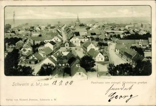 Ak Schwerin in Mecklenburg, Panorama