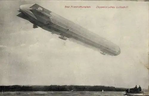 Ak Friedrichshafen am Bodensee, Zeppelin'sches Luftschiff, Zeppelin