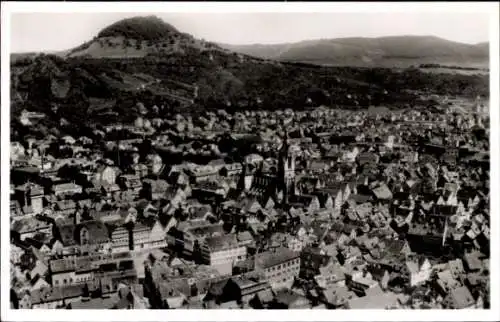 Ak Reutlingen in Württemberg, Fliegeraufnahme, Achalm