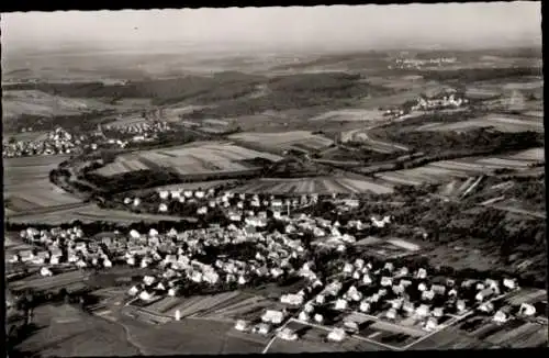 Ak Riederich bei Reutlingen, Fliegeraufnahme