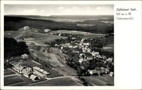 Ak Rodt Loßburg im Schwarzwald, Luftbild Rodt, 700 m ü. M. (Schwarzwald), Landschaft, Häuser