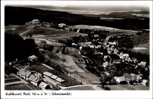 Ak Rodt Loßburg im Schwarzwald, Luftkurort Rodt, Schwarzwald, Luftaufnahme, Landschaft, Häuser