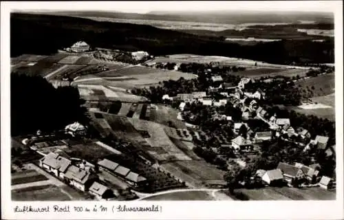 Ak Rodt Loßburg im Schwarzwald, Luftkurort Rodt 700 m ü. M., Luftaufnahme, Schwarzwald