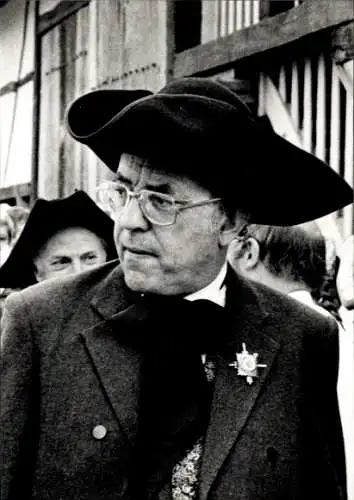 Foto Henri Goetschy, Französischer Politiker aus dem Elsass, Mitglied des Senats, Portrait
