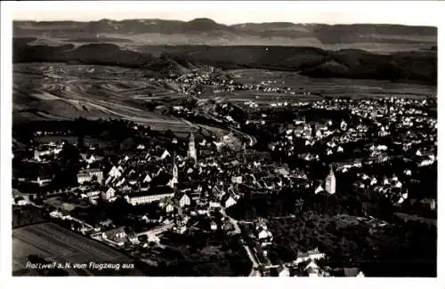 Ak Rottweil am Neckar, Fliegeraufnahme