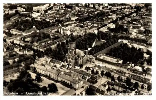 Ak Potsdam, Garnisonkirche, Fliegeraufnahme