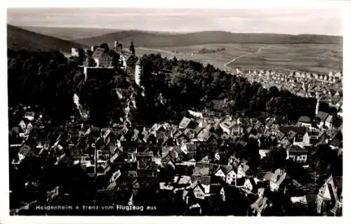 Ak Heidenheim an der Brenz Württemberg, Fliegeraufnahme