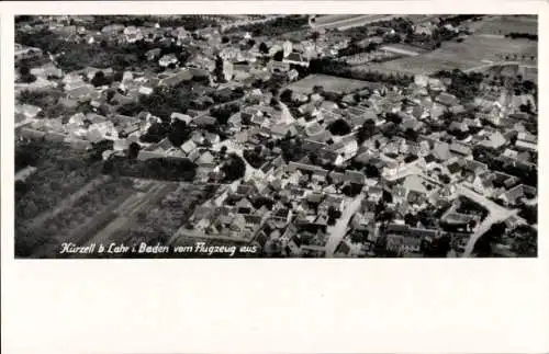 Ak Kürzell Meißenheim am Rhein Baden, Fliegeraufnahme