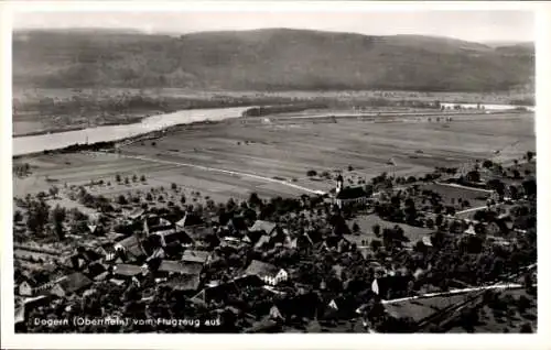 Ak Dogern am Rhein, Fliegeraufnahme