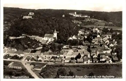 Ak Donaustauf in der Oberpfalz, Heilstätte, Fliegeraufnahme