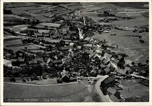 Ak Primstal Nonnweiler Saarland, Fliegeraufnahme