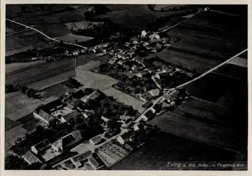 Ak Exing an der Vils Eichendorf in Niederbayern, Luftaufnahme von  ländliche Umgebung, Flugzeugau