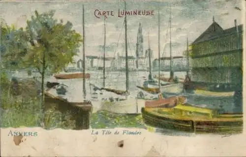 CPA Anvers Anvers Flandre, La Tête de Flandre