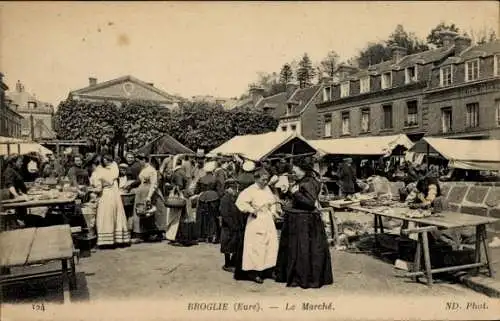 CPA Broglie Eure, Marché