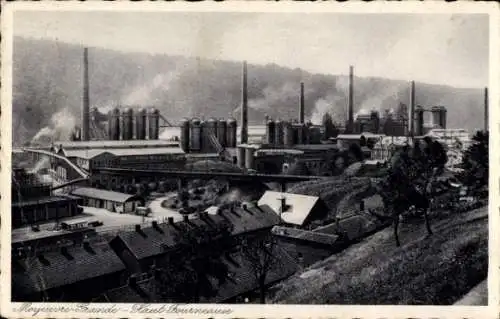 CPA Moyeuvre Grande Großmövern Lorraine Moselle, Haut Fourneaux