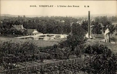 CPA Viroflay Yvelines, L'Usine des Eaux