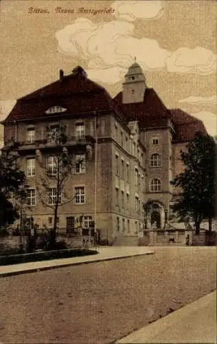 Ak Zittau in Sachsen, Neues Amtsgericht