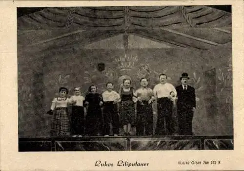 Ak Lukas Liliputaner, Gruppenbild