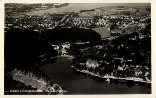 Ak Gremsmühlen Malente in Ostholstein, Fliegeraufnahme
