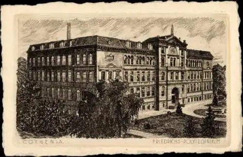 Ak Cöthen Köthen in Anhalt, Friedrichs Polytechnikum