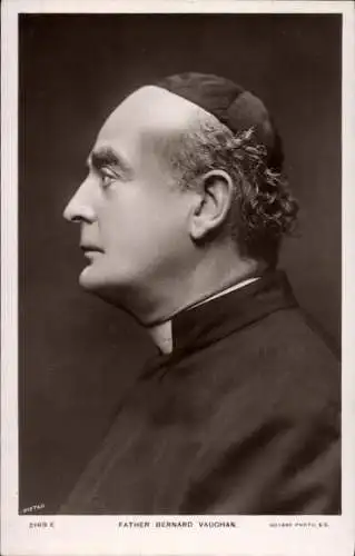 Ak Father Bernard Vaughan, Portrait
