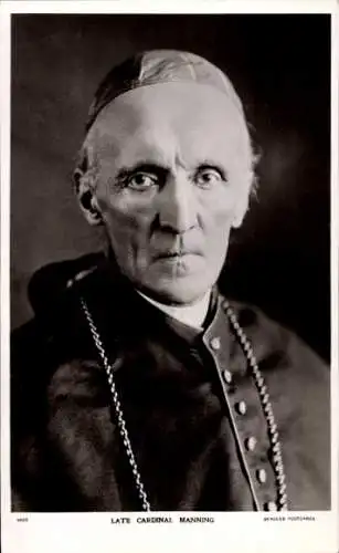 Ak Late Cardinal Manning, Portrait