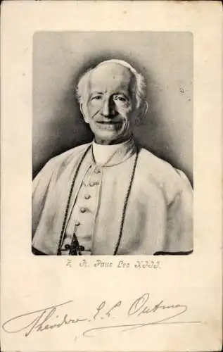 Ak Vatikan Rom Lazio, Papst Leo XIII.