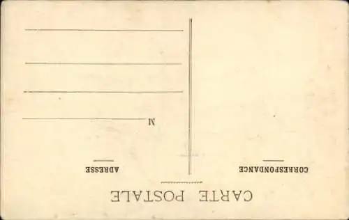 Künstler Ak Ordensschwester am Birnenbaum sitzend